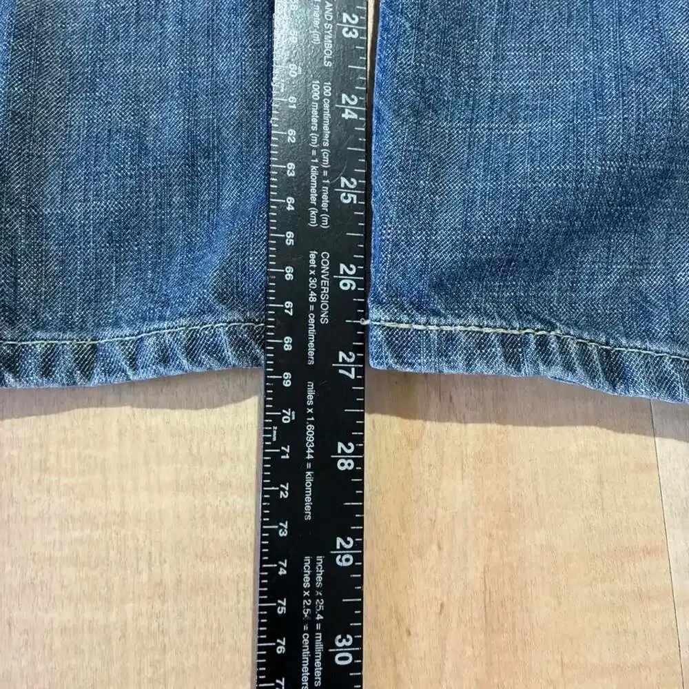 Levi's 569 Loose Straight Medium Wash Denim Jeans 33x30